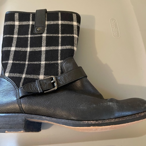 Coach plaid leather boot - Picture 7 of 11